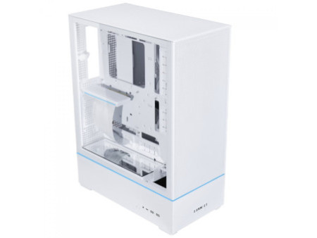 Gabinete Gamer Lian Li SUP01, ARGB, Mid Tower, Vidro Temperado, ATX, Sem Fonte, Com 3 Fans, Preto, SUP01X