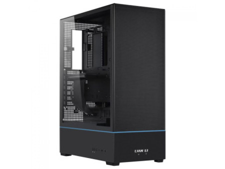 Gabinete Gamer Lian Li 011 Vision Compact, Mid Tower, Vidro Temperado, E-ATX, Sem Fonte, Sem Fan, Black, O11VPX-M BLACK