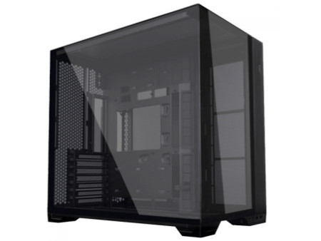 Gabinete Gamer Lian Li Lancool 207 RW, RGB, Mid Tower, Vidro Temperado, ATX, Sem Fonte, Com 2 Fans, Preto, LAN207RX BLACK