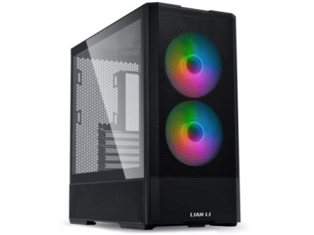 Gabinete Gamer Lian Li O11D EVO Automobili Lamborghini Edition, RGB, Mid Tower, Vidro Temperado, E-ATX, Com Display LCD, Preto,