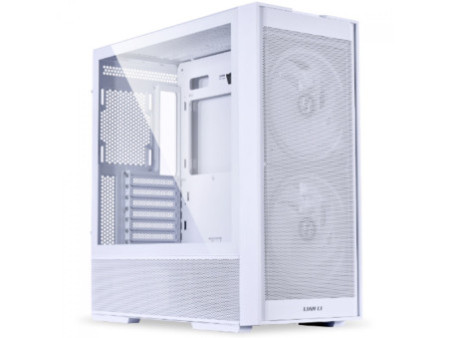 Gabinete Gamer Lian Li Lancool 206 RX, Mid Tower, ATX, RGB, Vidro Temperado, Black, Com 2 Fans, LANCOOL 206RX