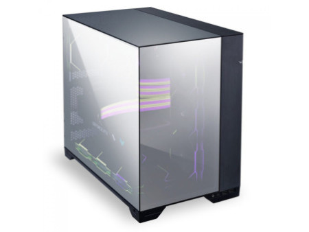 Gabinete Gamer Lian Li O11D EVO RGB, Mid Tower, Vidro Temperado, E-ATX, Preto, Sem Fonte, Sem Fan, O11DERGBX BLACK