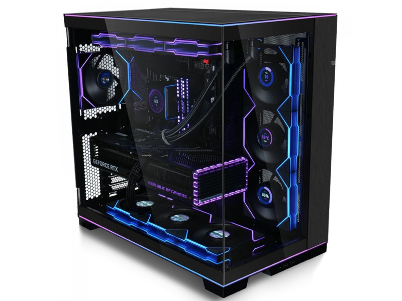 Gabinete Gamer Lian Li O11D EVO RGB, Mid Tower, Vidro Temperado, E-ATX, Branco, Sem Fonte, Sem Fan, O11DERGBW