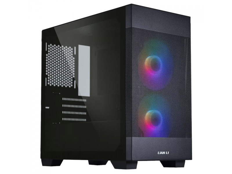 Gabinete Gamer Lian Li O11 Vision, Mid Tower, Vidro Temperado, E-ATX, Black, Sem Fonte, Sem Fan, O11VX BLACK