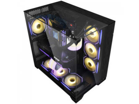 Gabinete Gamer Lian Li O11 Vision, Mid Tower, Vidro Temperado, E-ATX, White, Sem Fonte, Sem Fan, O11VW WHITE