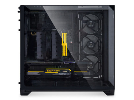 Gabinete Gamer Lian Li O11 Vision, Mid Tower, Vidro Temperado, E-ATX, White, Sem Fonte, Sem Fan, O11VW WHITE