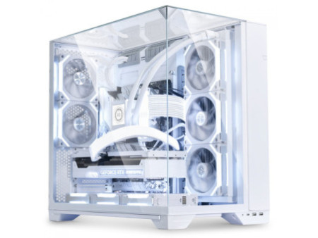 Gabinete Gamer Lian Li O11 Dynamic EVO XL, Full Tower, Vidro Temperado, White, Sem Fonte, Sem Fan, O11DEXL-W WHITE