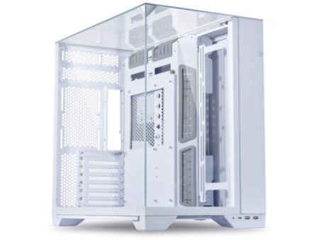 Gabinete Gamer Lian Li O11 Dynamic EVO XL, Full Tower, Vidro Temperado, White, Sem Fonte, Sem Fan, O11DEXL-W WHITE