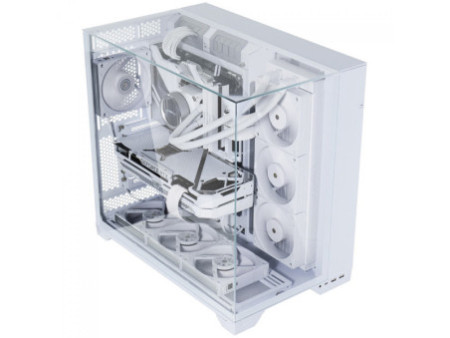 Gabinete Gamer Lian Li O11 Dynamic EVO XL, Full Tower, Vidro Temperado, White, Sem Fonte, Sem Fan, O11DEXL-W WHITE