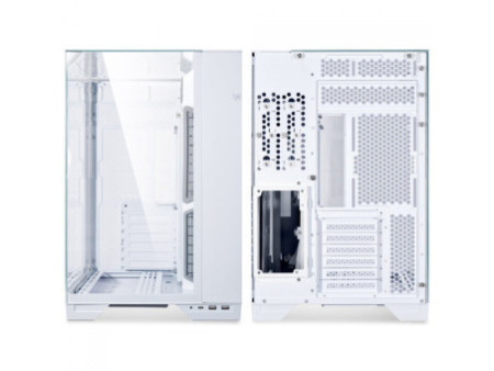 Gabinete Gamer Lian Li O11 Dynamic EVO XL, Full Tower, Vidro Temperado, White, Sem Fonte, Sem Fan, O11DEXL-W WHITE