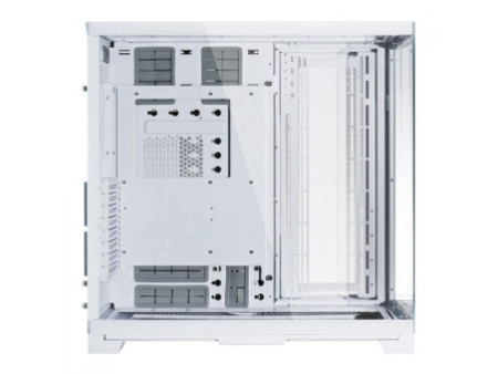 Gabinete Gamer Lian Li 011 Dynamic Mini, Mini Tower, Vidro Temperado, White, ATX, Sem Fonte, Sem Fan, O11DMINI-S