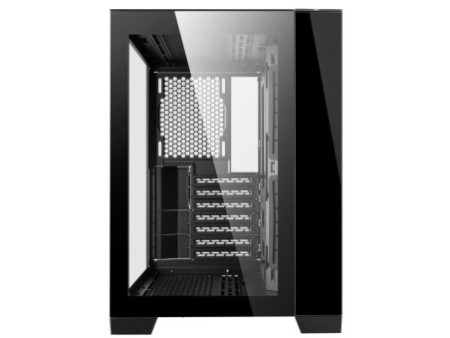 Gabinete Gamer Lian Li Lancool 215, Mid Tower, Vidro Temperado, Black, ATX, Sem Fonte, Com 3 Fans, Lancool 215