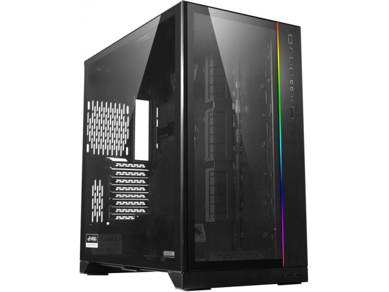 Gabinete Gamer Lian Li Dynamic Razer Edition RGB, Mid Tower, Vidro Temperado, Black, Sem Fonte, O11DXRZ