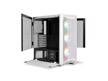 Gabinete Gamer Lian Li, Lancool II Mesh RGB, Mid Tower, Vidro Temperado, Black, Sem Fonte, Com 3 Fans
