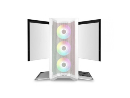 Gabinete Gamer Lian Li, Lancool II Mesh RGB, Mid Tower, Vidro Temperado, Black, Sem Fonte, Com 3 Fans