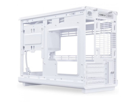 Gabinete Gamer Lian Li Odyssey X, Full Tower, Vidro Temperado, EEB/E-ATX, Sem Fonte, Sem Fans, Prata, TR-01-A