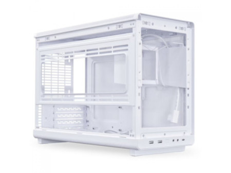 Gabinete Gamer Lian Li Odyssey X, Full Tower, Vidro Temperado, EEB/E-ATX, Sem Fonte, Sem Fans, Prata, TR-01-A