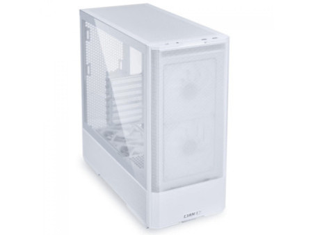 Gabinete Gamer Lian Li Lancool 205M, Mesh, RGB, Mid Tower, Vidro Temperado, Sem Fonte, Branco, Com 2 Fans