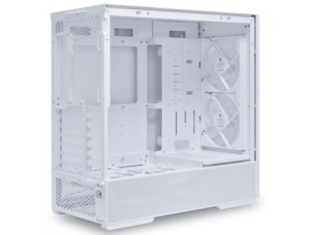 Gabinete Gamer Lian Li Lancool 205M, Mesh, RGB, Mid Tower, Vidro Temperado, Sem Fonte, Branco, Com 2 Fans