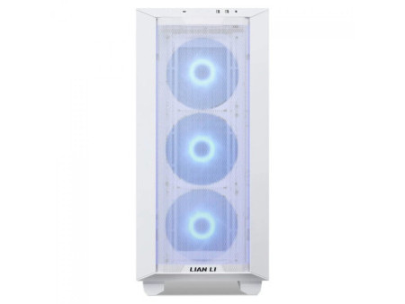 Gabinete Gamer Lian Li Lancool III, RGB, Mid Tower, Vidro Temperado, Black, E-ATX, Sem Fonte, Com 4 Fans, LANCOOL 3R-X