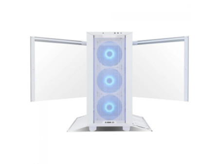Gabinete Gamer Lian Li Lancool III, RGB, Mid Tower, Vidro Temperado, Black, E-ATX, Sem Fonte, Com 4 Fans, LANCOOL 3R-X
