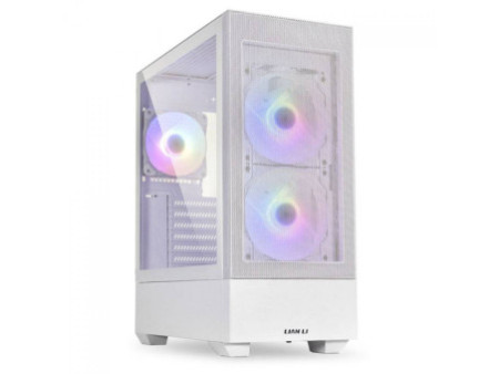 Gabinete Gamer Lian Li Q58, Mini ITX, Vidro Temperado, Black, ATX, sem fonte, sem fan, Q58X4