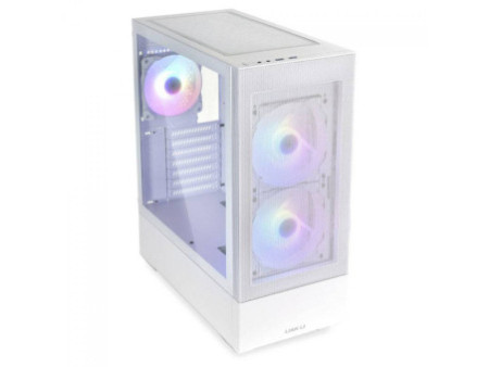 Gabinete Gamer Lian Li Q58, Mini ITX, Vidro Temperado, Black, ATX, sem fonte, sem fan, Q58X4