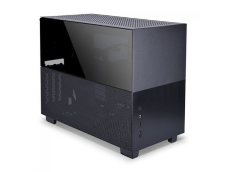 Gabinete Gamer Lian Li Q58, Mini ITX, Vidro Temperado, White, ATX, sem fonte, sem fan, Q58W4