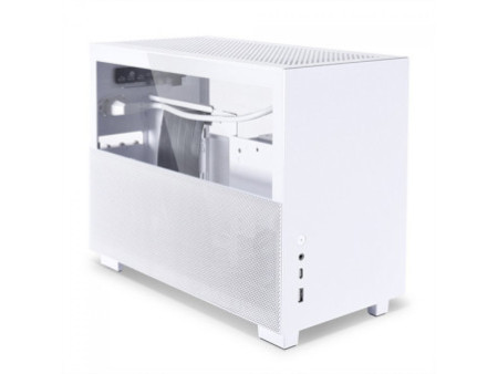 Gabinete Gamer Lian Li 011 Dynamic EVO, RGB, Mid Tower, Vidro Temperado, White, E-ATX, Sem Fonte, Sem Fan, O11DE W