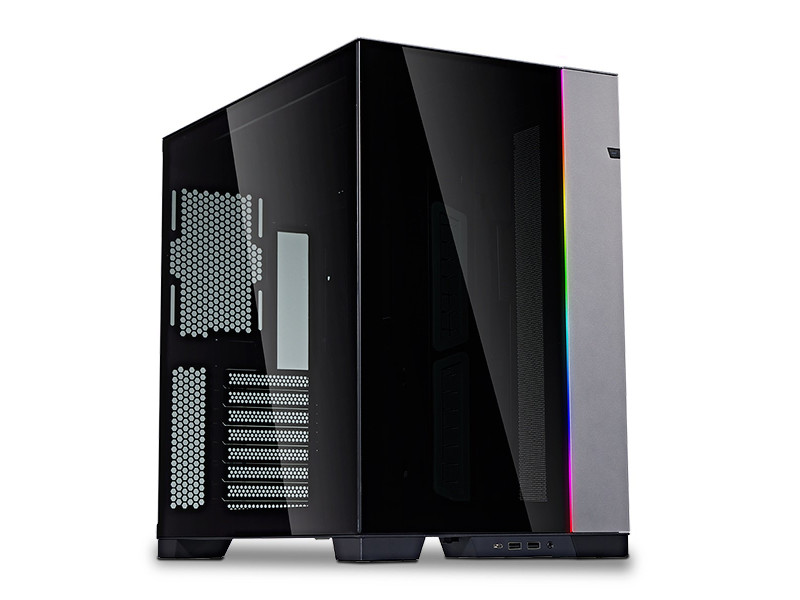 Gabinete Gamer Lian Li 011 Air Mini, Mini Tower, Vidro Temperado, Black, ATX, Sem Fonte, Com 3 Fans, O11 AM X