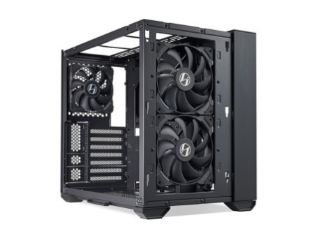 Gabinete Gamer Lian Li 011 Air Mini, Mini Tower, Vidro Temperado, White, ATX, Sem Fonte, Com 3 Fans, O11 AM W