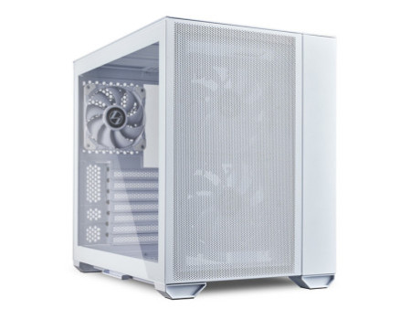 Gabinete Gamer Lian Li Lancool 215, RGB, Mid Tower, Vidro Temperado, White, ATX, Sem Fonte, Com 3 Fans