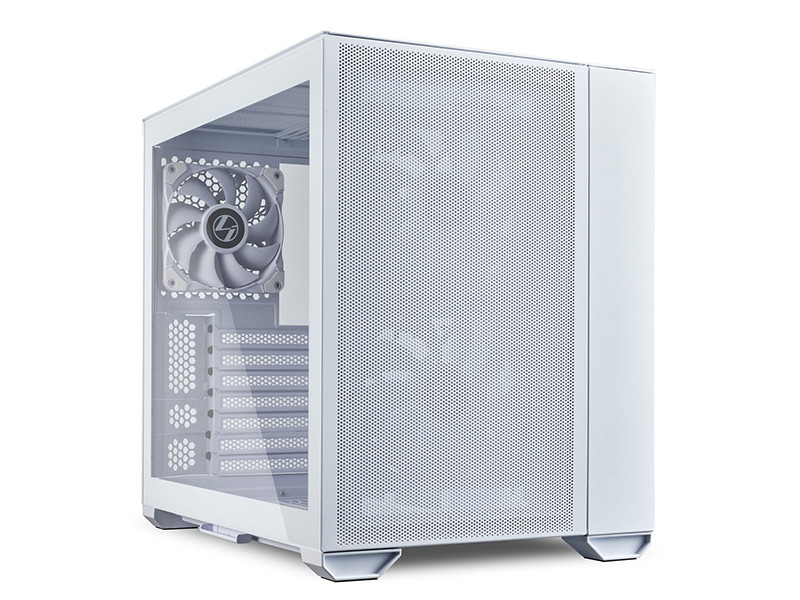 Gabinete Gamer Lian Li Lancool 215, RGB, Mid Tower, Vidro Temperado, White, ATX, Sem Fonte, Com 3 Fans