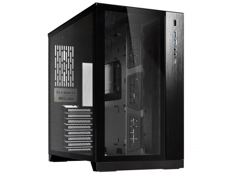Gabinete Gamer Lian Li O11 Dynamic HOF, Mid Tower, Vidro Temperado, White, Sem Fonte, Sem Fan