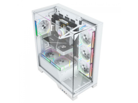 Gabinete Gamer Liketec Empire Dark, Mid Tower, Vidro Temperado, ATX, Sem Fonte, Sem Fans, Preto