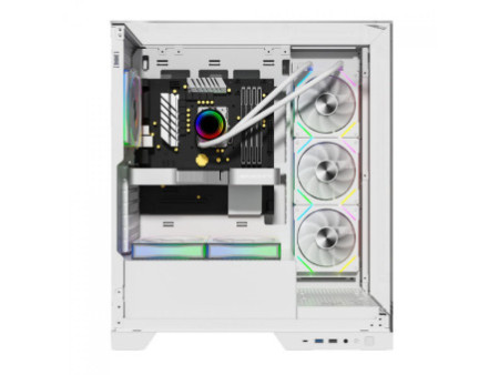 Gabinete Gamer Liketec Empire Dark, Mid Tower, Vidro Temperado, ATX, Sem Fonte, Sem Fans, Preto