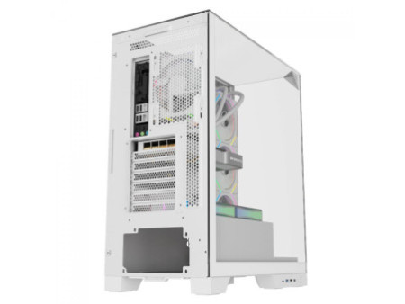 Gabinete Gamer Liketec Empire Dark, Mid Tower, Vidro Temperado, ATX, Sem Fonte, Sem Fans, Preto