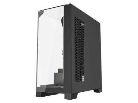 Gabinete Gamer Liketec Kingdom Dark, Mid Tower, Vidro Temperado, ATX, Sem Fonte, Sem Fans, Preto