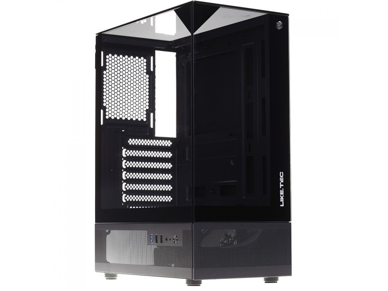 Gabinete Gamer Liketec Kingdom Snow, Mid Tower, Vidro Temperado, ATX, Sem Fonte, Sem Fans, Branco