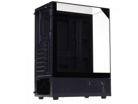 Gabinete Gamer Liketec Kingdom Snow, Mid Tower, Vidro Temperado, ATX, Sem Fonte, Sem Fans, Branco