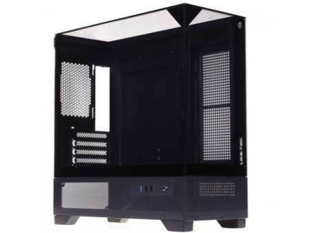 Gabinete Gamer Liketec Mahal Snow, Mid Tower, Vidro Temperado, MATX, Sem Fonte, Sem Fans, Branco