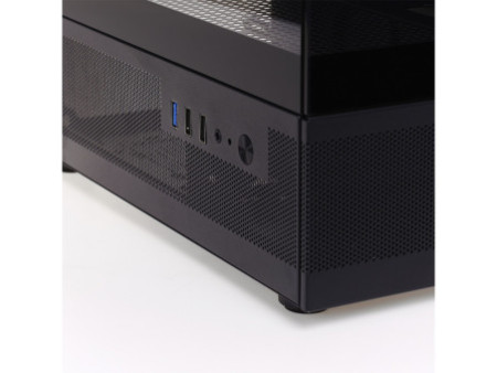 Gabinete Gamer Liketec Mahal Snow, Mid Tower, Vidro Temperado, MATX, Sem Fonte, Sem Fans, Branco