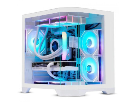 Gabinete Gamer Liketec Impossible Dark, Aquário, Mini Tower, Vidro Temperado, MATX, Sem Fonte, Sem Fans, Preto