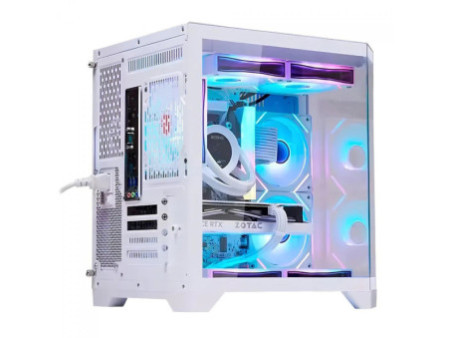 Gabinete Gamer Liketec Impossible Dark, Aquário, Mini Tower, Vidro Temperado, MATX, Sem Fonte, Sem Fans, Preto