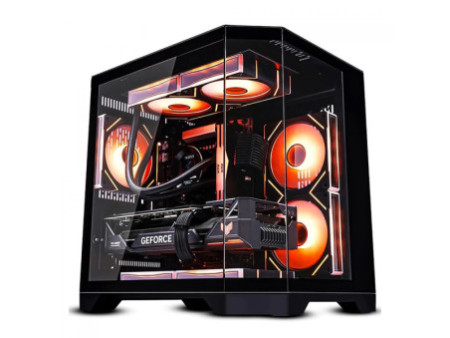 Gabinete Gamer Liketec Ilusion Snow, Aquário, Mid Tower, Vidro Temperado, MATX, Sem Fonte, Sem Fans, Branco