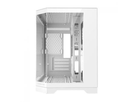 Gabinete Gamer Liketec Ilusion Dark, Aquário, Mid Tower, Vidro Temperado, MATX, Sem Fonte, Sem Fans, Preto