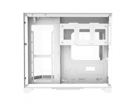 Gabinete Gamer Liketec Ilusion Dark, Aquário, Mid Tower, Vidro Temperado, MATX, Sem Fonte, Sem Fans, Preto