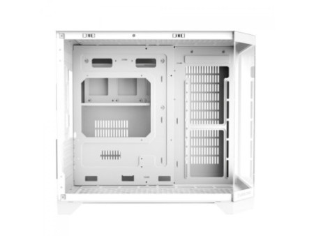 Gabinete Gamer Liketec Ilusion Dark, Aquário, Mid Tower, Vidro Temperado, MATX, Sem Fonte, Sem Fans, Preto