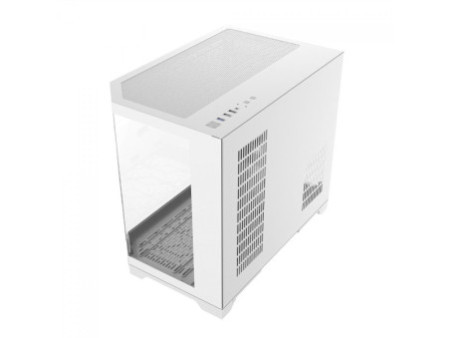 Gabinete Gamer Liketec Ilusion Dark, Aquário, Mid Tower, Vidro Temperado, MATX, Sem Fonte, Sem Fans, Preto