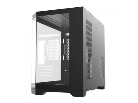 Gabinete Gamer Liketec Atlas Dark, Aquário, Mid Tower, Vidro Temperado, ATX, Sem Fonte, Sem Fans, Preto